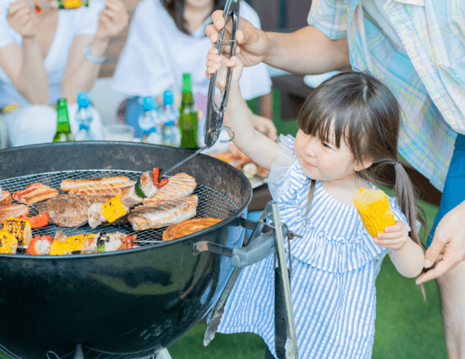 BBQできる空間